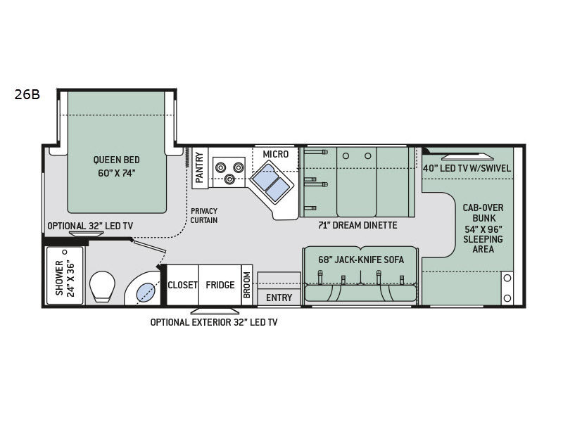 2017 Thor Motor Coach Four Winds 26B in corinth TX