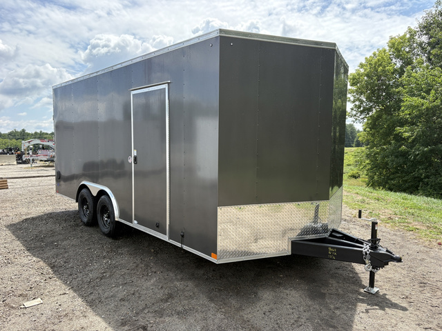 2027 ITI CARGO 8.5X18 10K Enclosed Car Hauler W/Spring Assist Rea in Turner, ME
