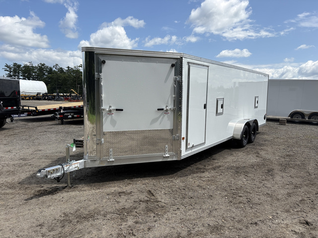 2027 STEALTH 7X22 Aluminum 4-Place Drive-In/Out Snowmobile Trai in Turner, ME