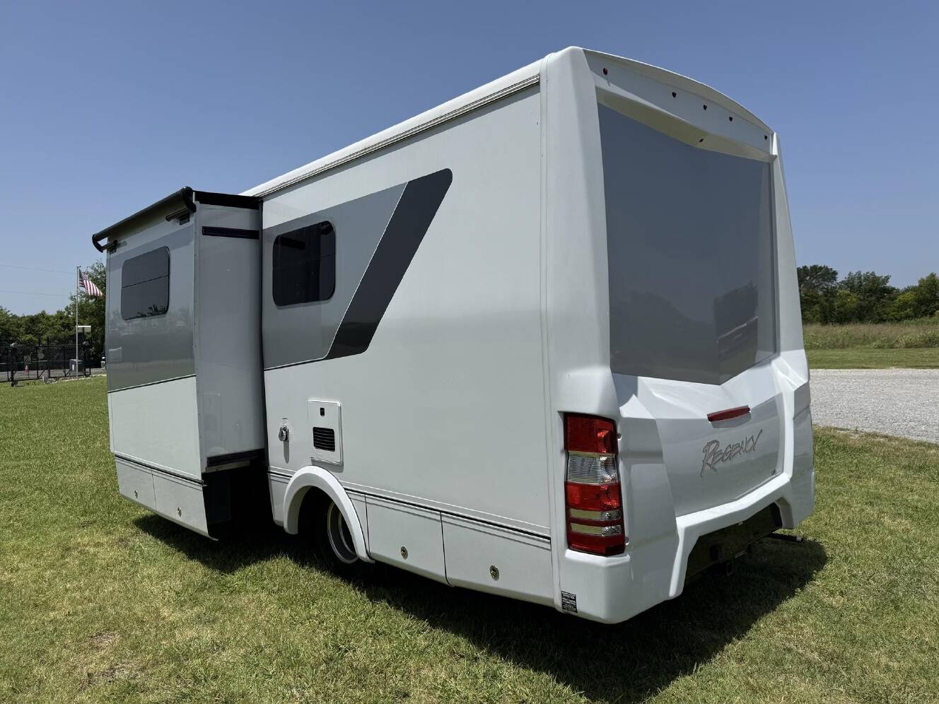 A photo of this 2020 Regency Rv ULTRA BROUGHAM MB