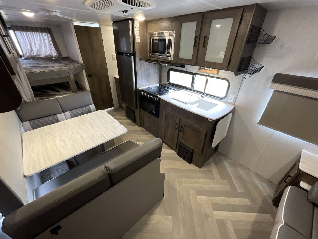 A photo of this 2022 Forest River WILDWOOD X-LITE 19DBXL