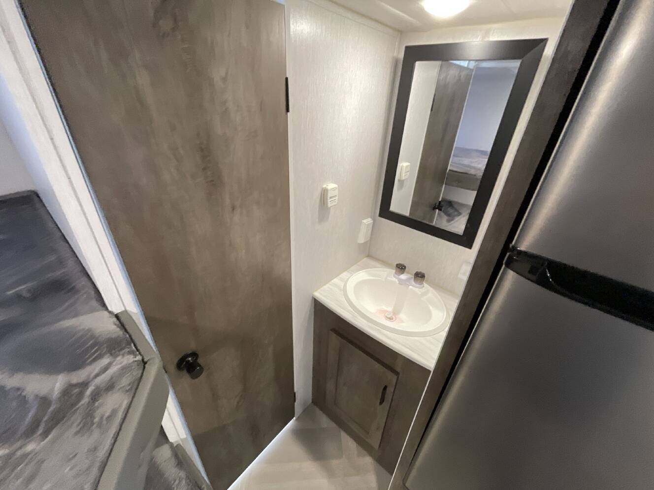 A photo of this 2022 Forest River WILDWOOD X-LITE 19DBXL
