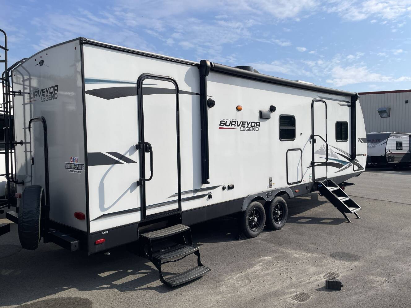 A photo of this 2022 Forest River SURVEYOR 276BHLE