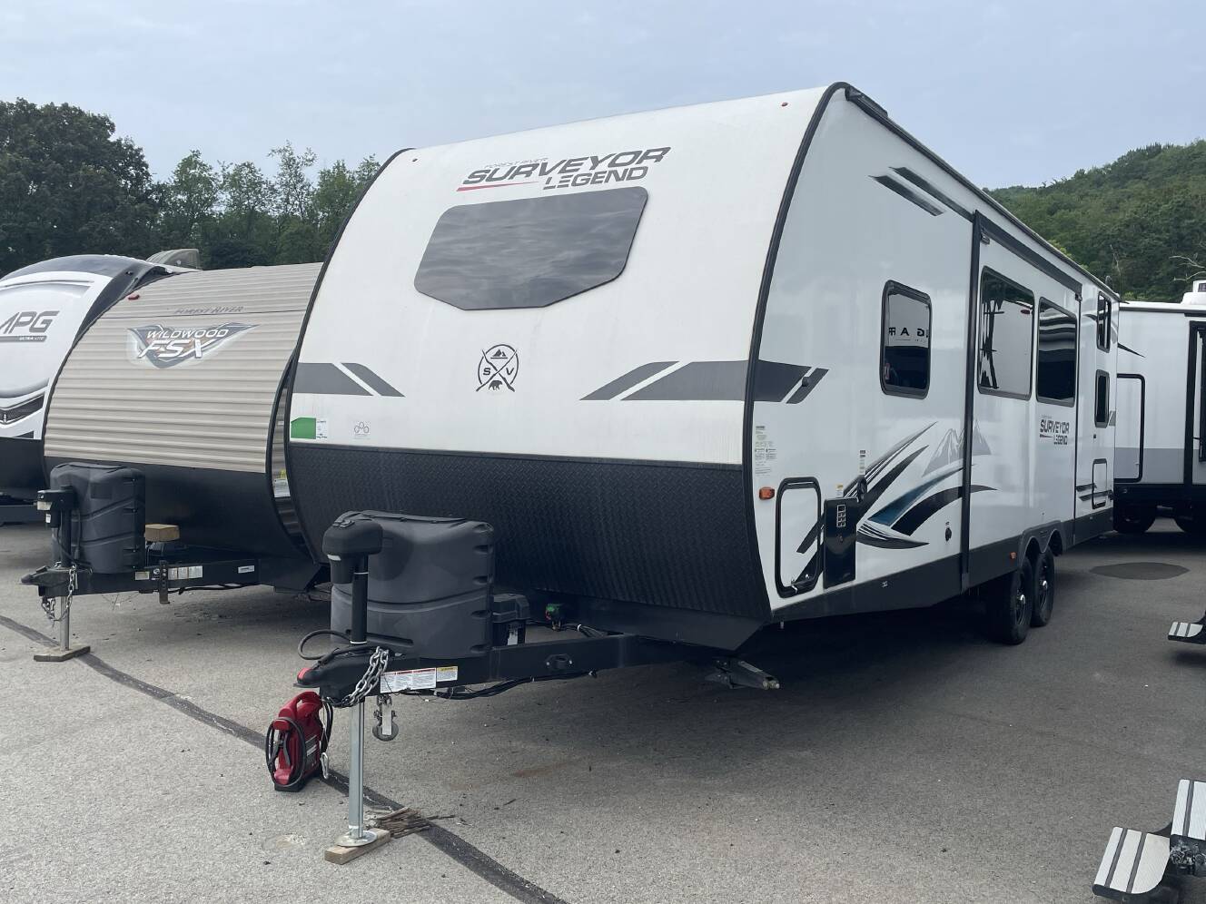 A photo of this 2022 Forest River SURVEYOR 276BHLE
