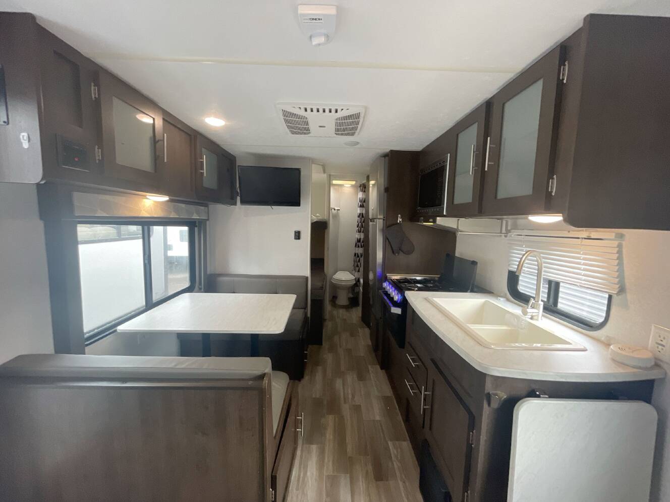 A photo of this 2020 Forest River WILDWOOD X-LITE 19DBXL