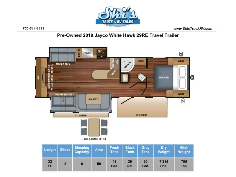 2019 Jayco White Hawk 29RE