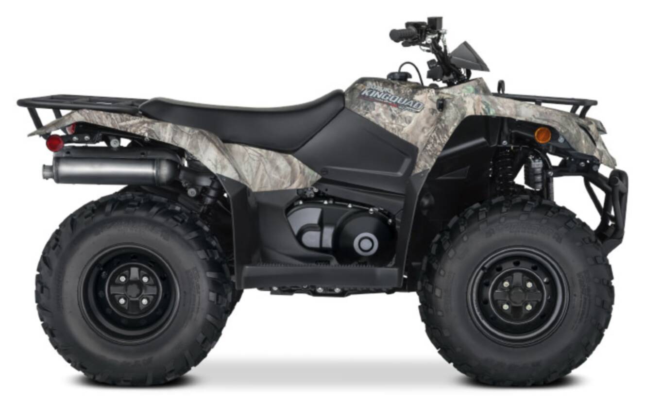 A photo of this 2026 Suzuki KingQuad 400ASi Camo