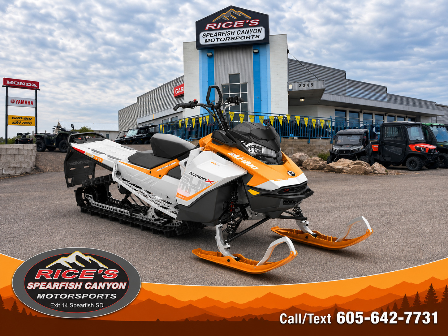 Orange Summit X For Sale - Ski-Doo Snowmobiles - Snowmobile Trader