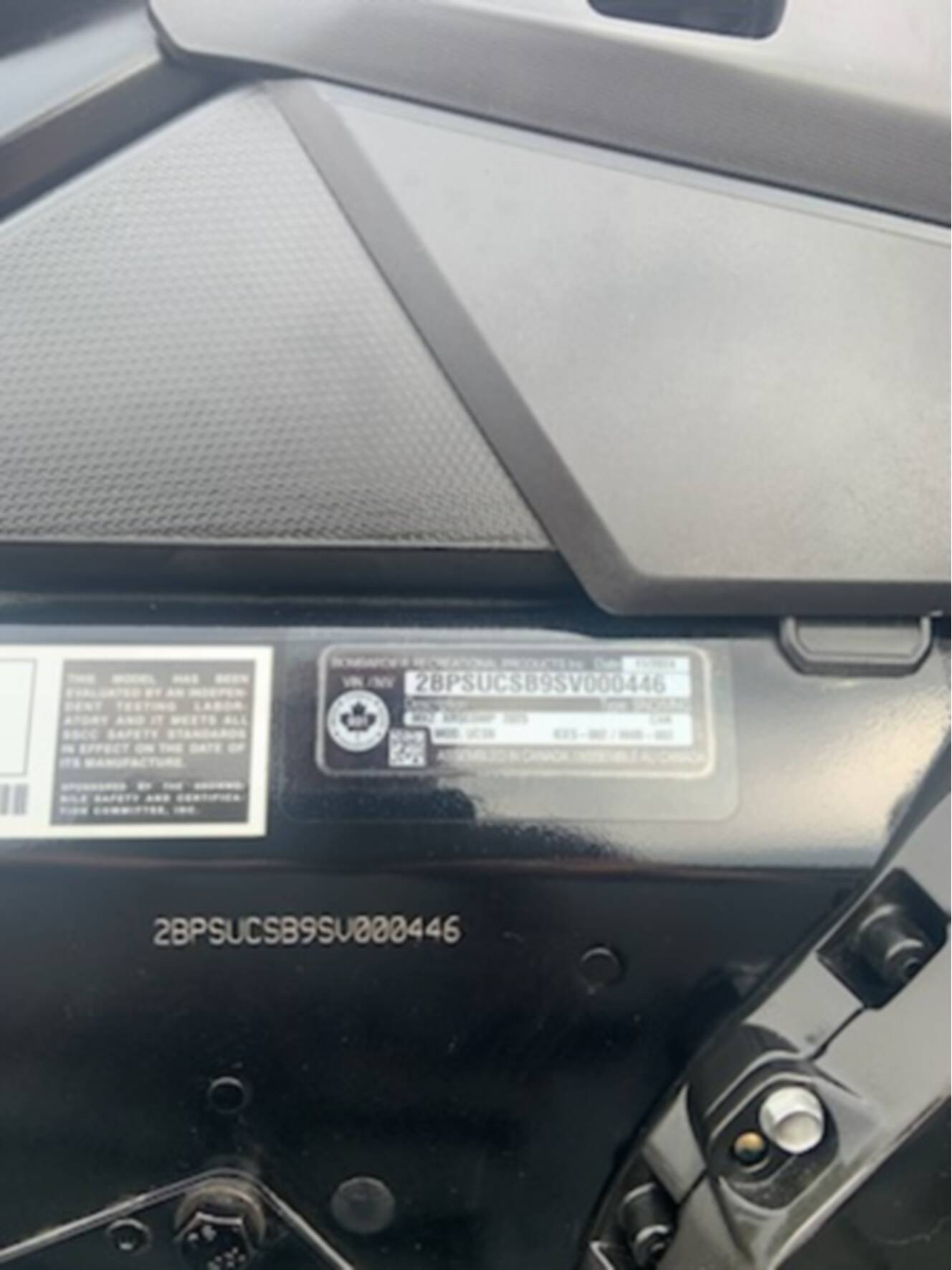 A photo of this 2025 Ski-Doo MXZ X RS 850 E TEC