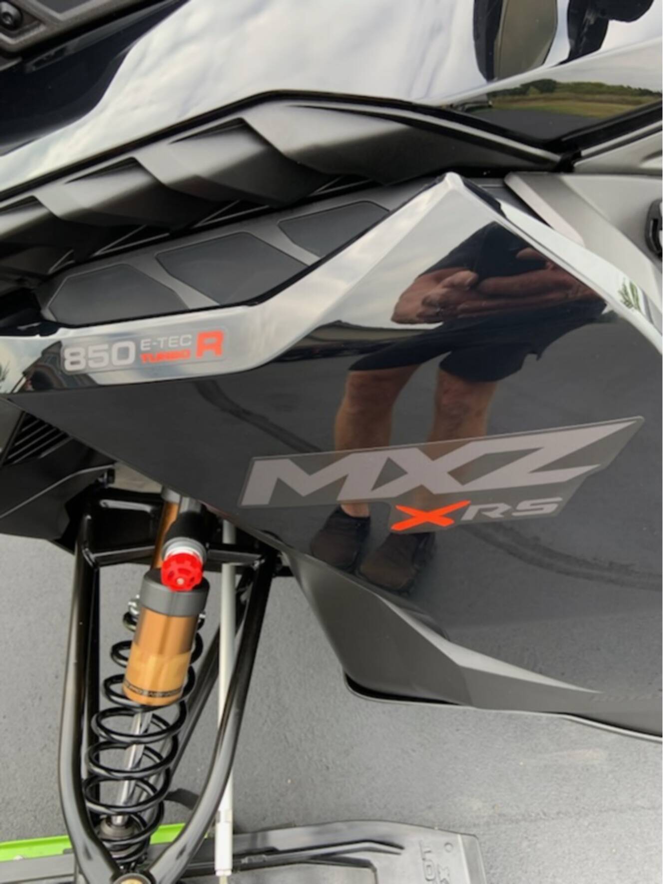 A photo of this 2025 Ski-Doo MXZ X RS 850 E TEC