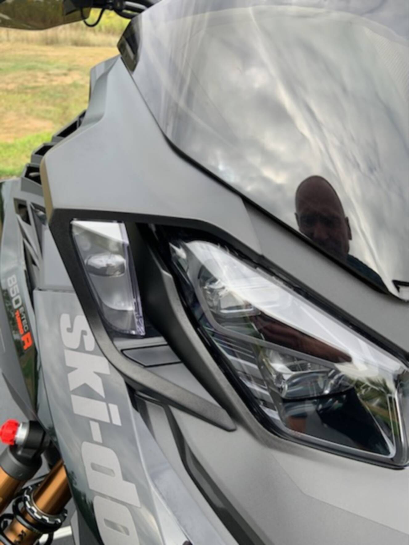 A photo of this 2025 Ski-Doo MXZ X RS 850 E TEC