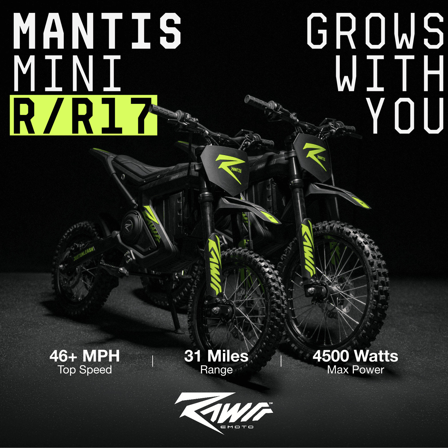 2026 Rawrr Mantis Mini R / R17 in Fresno, CA