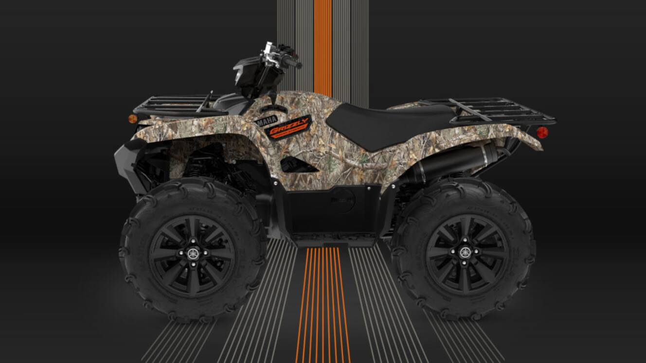 A photo of this 2027 Yamaha Grizzly EPS Camo