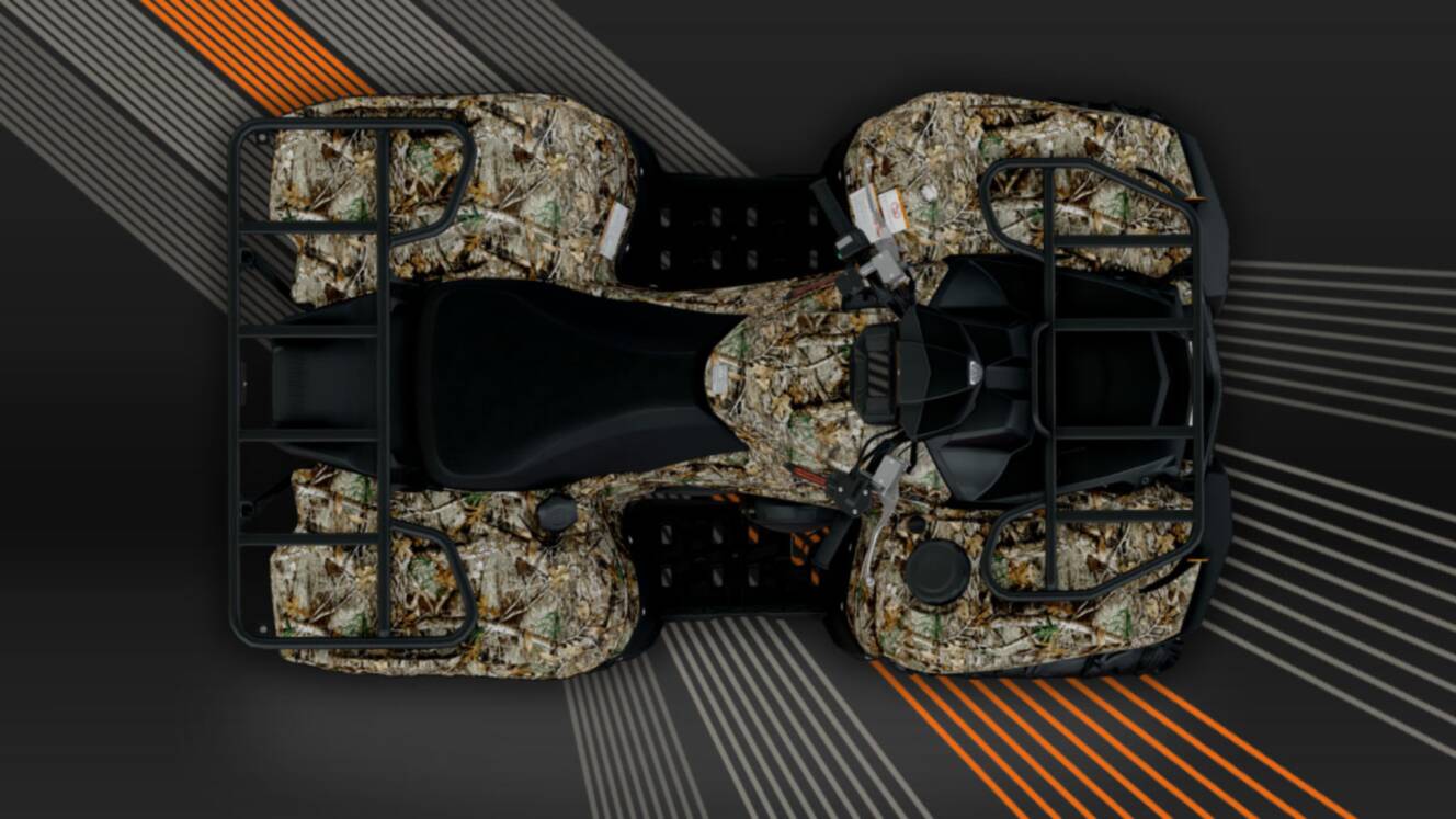 A photo of this 2027 Yamaha Grizzly EPS Camo