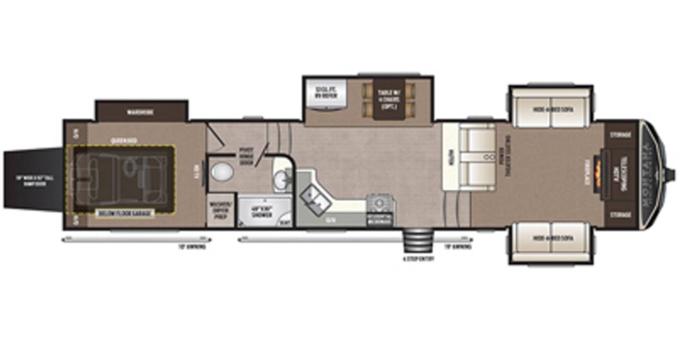 A photo of this 2019 Keystone Montana High Country 380TH