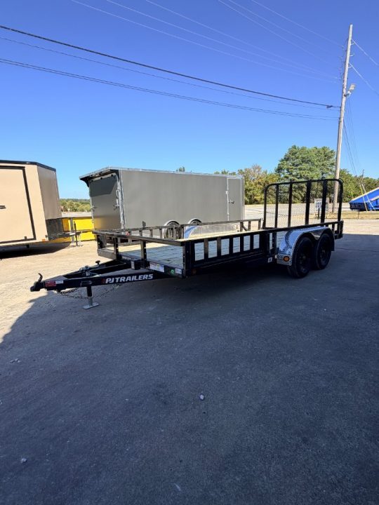 2027 PJ Trailers 9.9K 18' X 83" Tandem Axle Channel Utility in Fayetteville, AR
