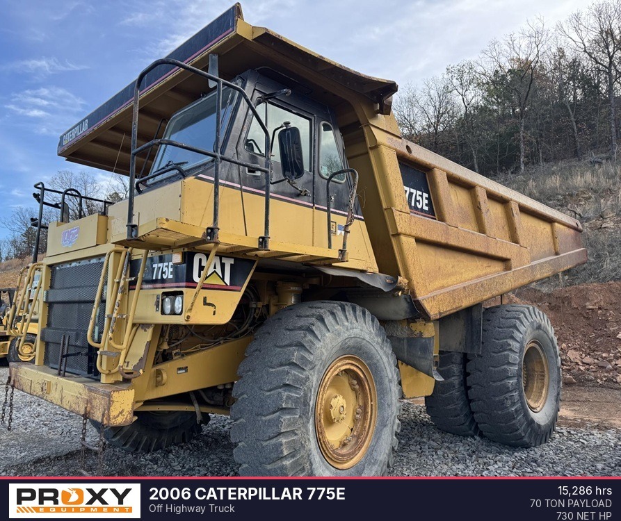 2006 CATERPILLAR 775E in Tulsa, OK