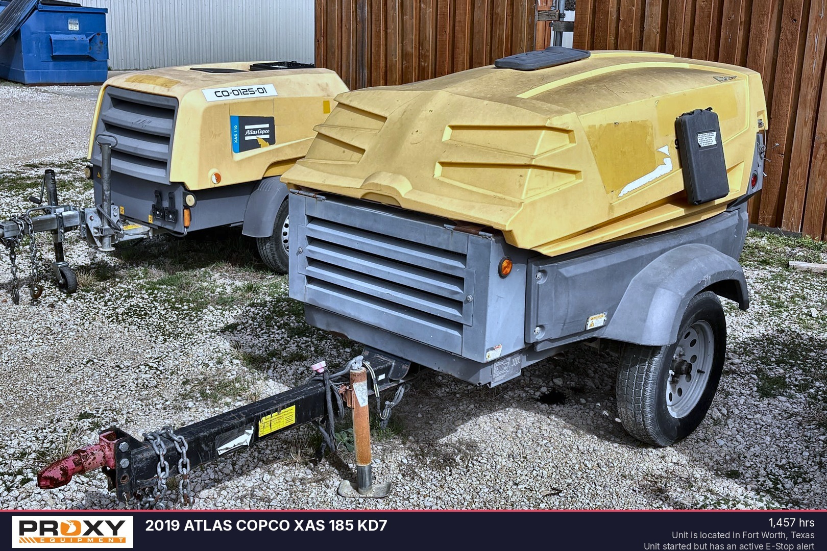 2019 ATLAS COPCO XAS 185 KD7 in Fort Worth, TX