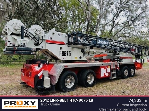 2012 LINK-BELT HTC-8675 LB in Orlando, FL
