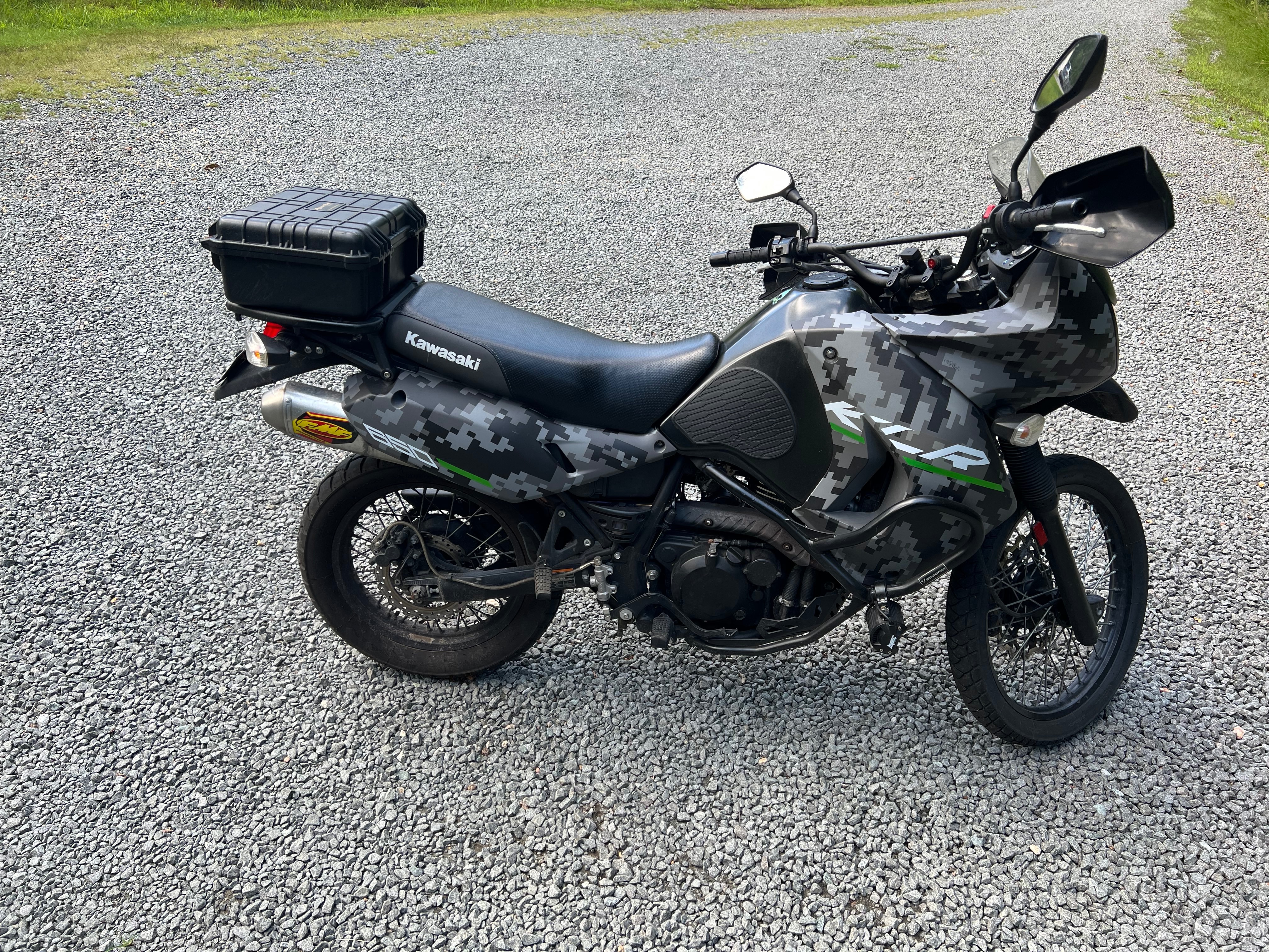 2016 Kawasaki KLR 650 CAMO 650 CAMO in Fredericksburg, VT
