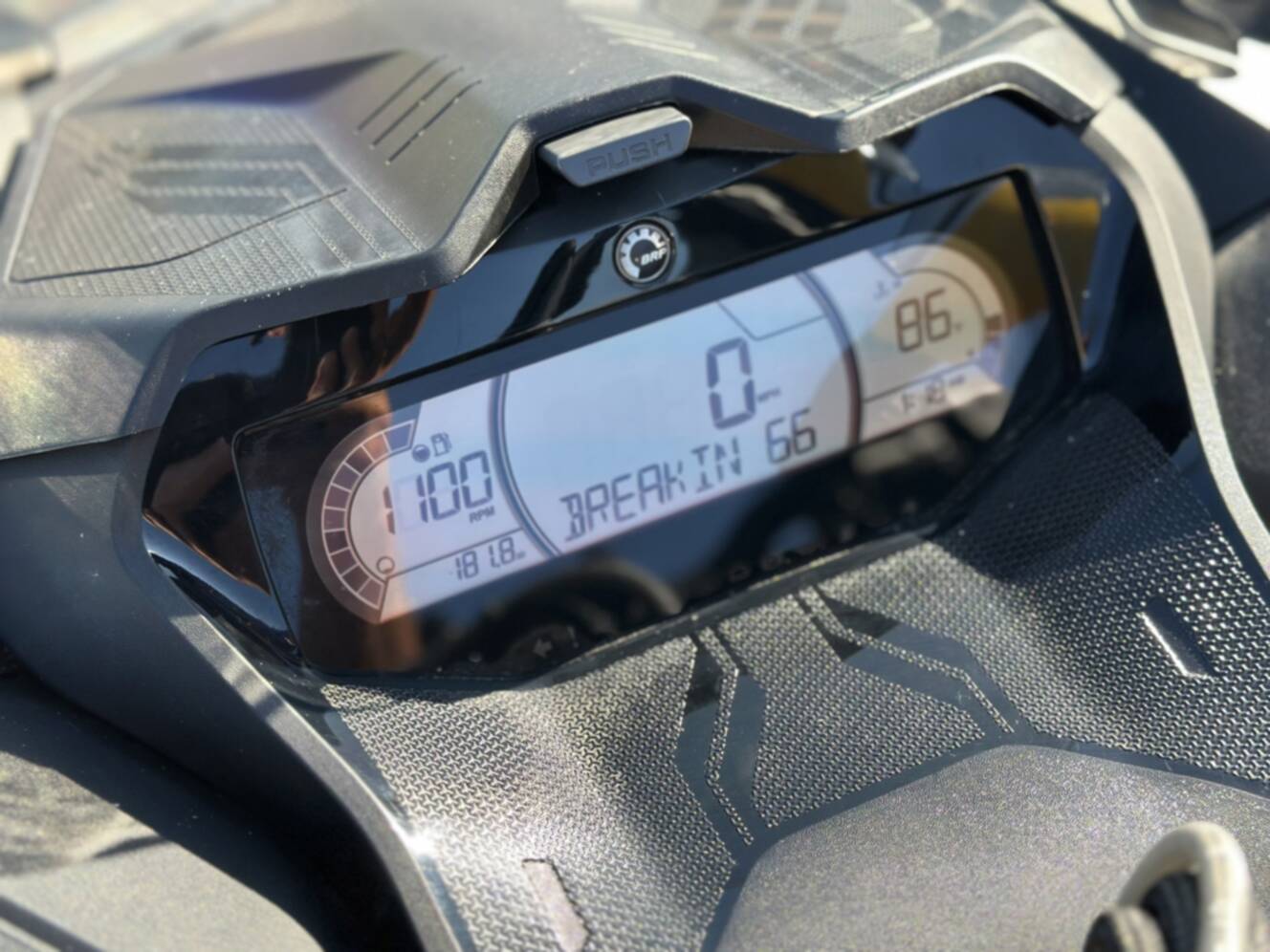 A photo of this 2023 Ski-Doo MXZ Blizzard 600R E-TEC Ripsaw 1.25" E.S.