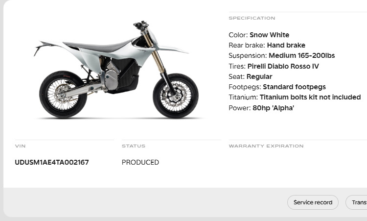 2026 Stark Future Varg SM 80 HP 60 HP 80 HP in Sublimity, OR