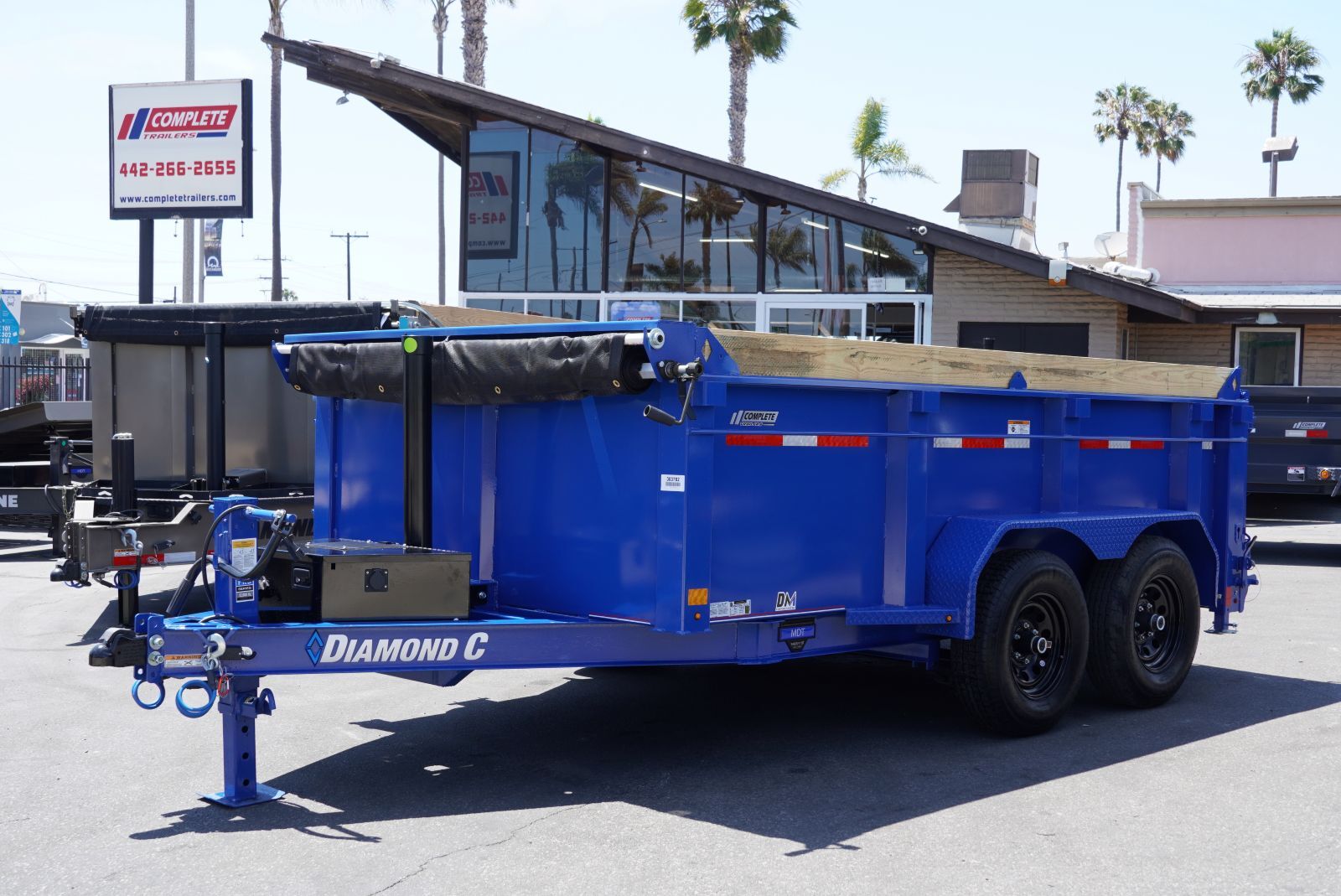 2027 Diamond C MDT 206 12x77 10K GVWR TELESCOPIC JUNK REMOVAL DUMP TRA in oceanside CA