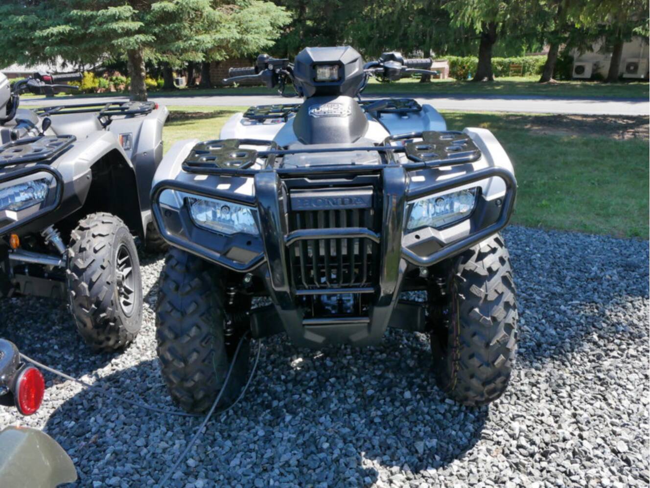 A photo of this 2026 Honda® FourTrax Rubicon 700 4x4 Automatic Matte Silver