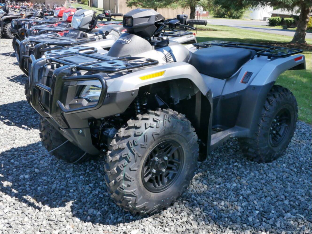 A photo of this 2026 Honda® FourTrax Rubicon 700 4x4 Automatic Matte Silver