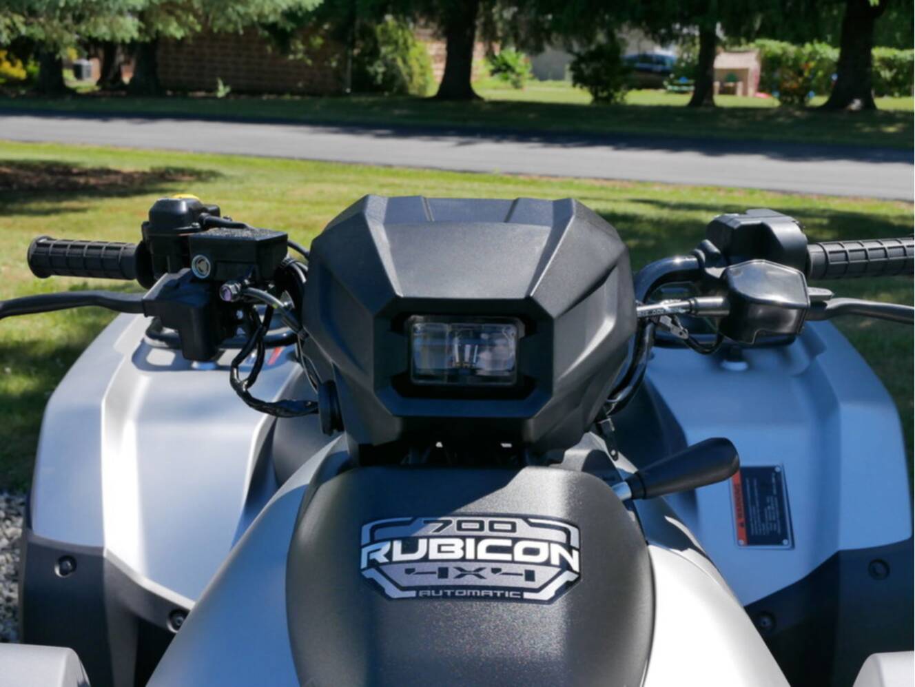 A photo of this 2026 Honda® FourTrax Rubicon 700 4x4 Automatic Matte Silver