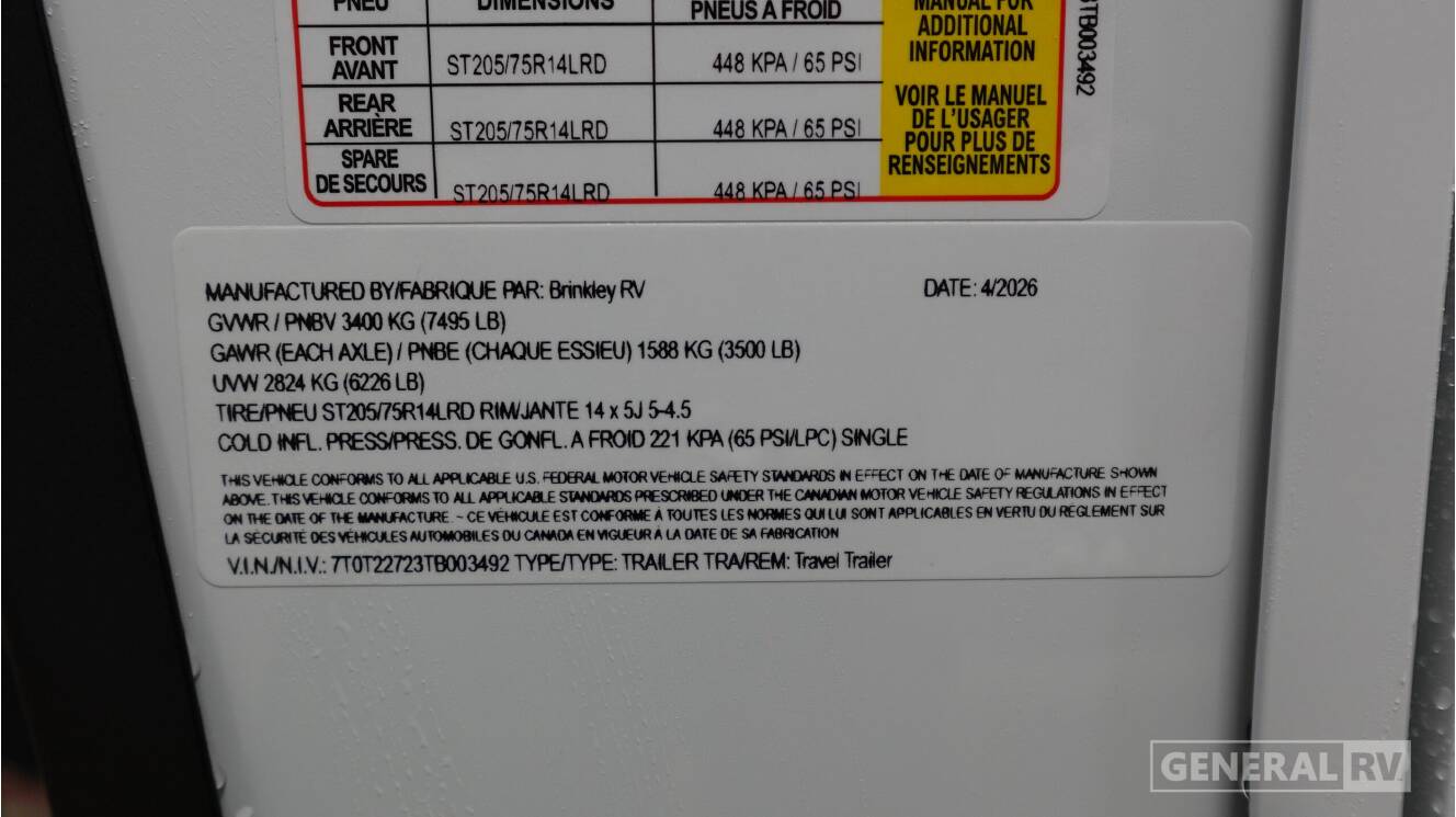 A photo of this 2026 Brinkley MODEL Ix 23X