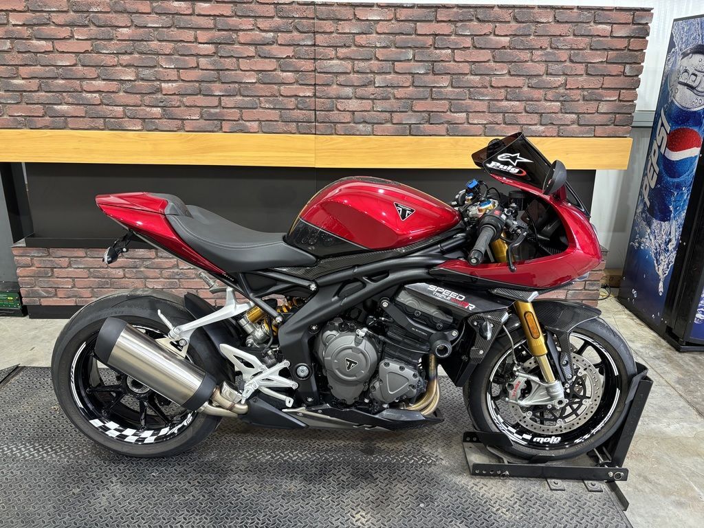 2022 Triumph Speed Triple 1200 RR Red Hopper Storm Grey 1200 RR in Wichita, KS