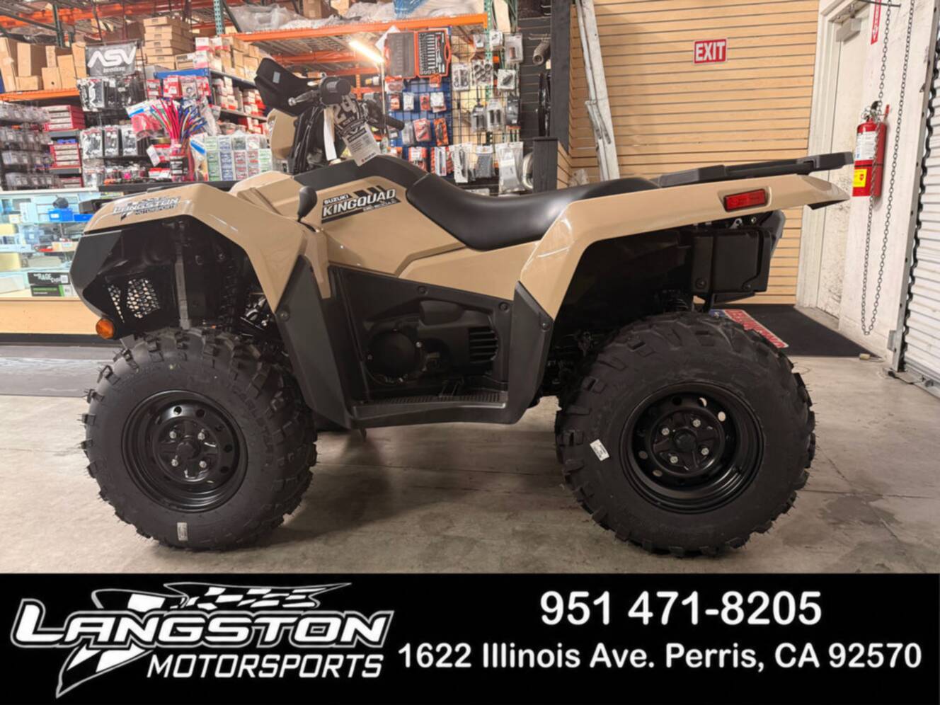 A photo of this 2026 Suzuki KingQuad 500AXi Power Steering