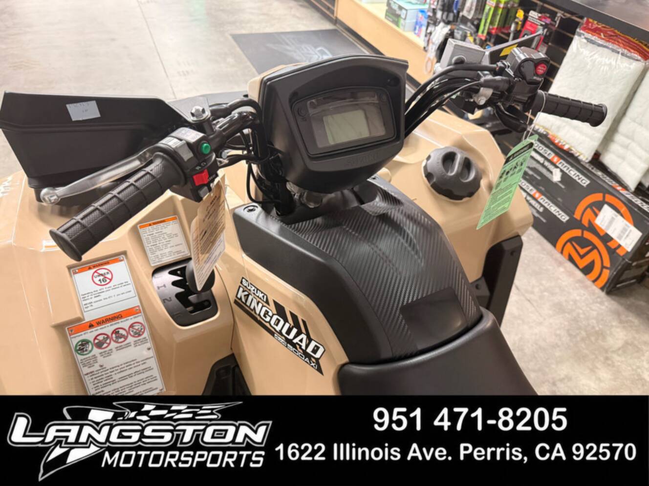 A photo of this 2026 Suzuki KingQuad 500AXi Power Steering