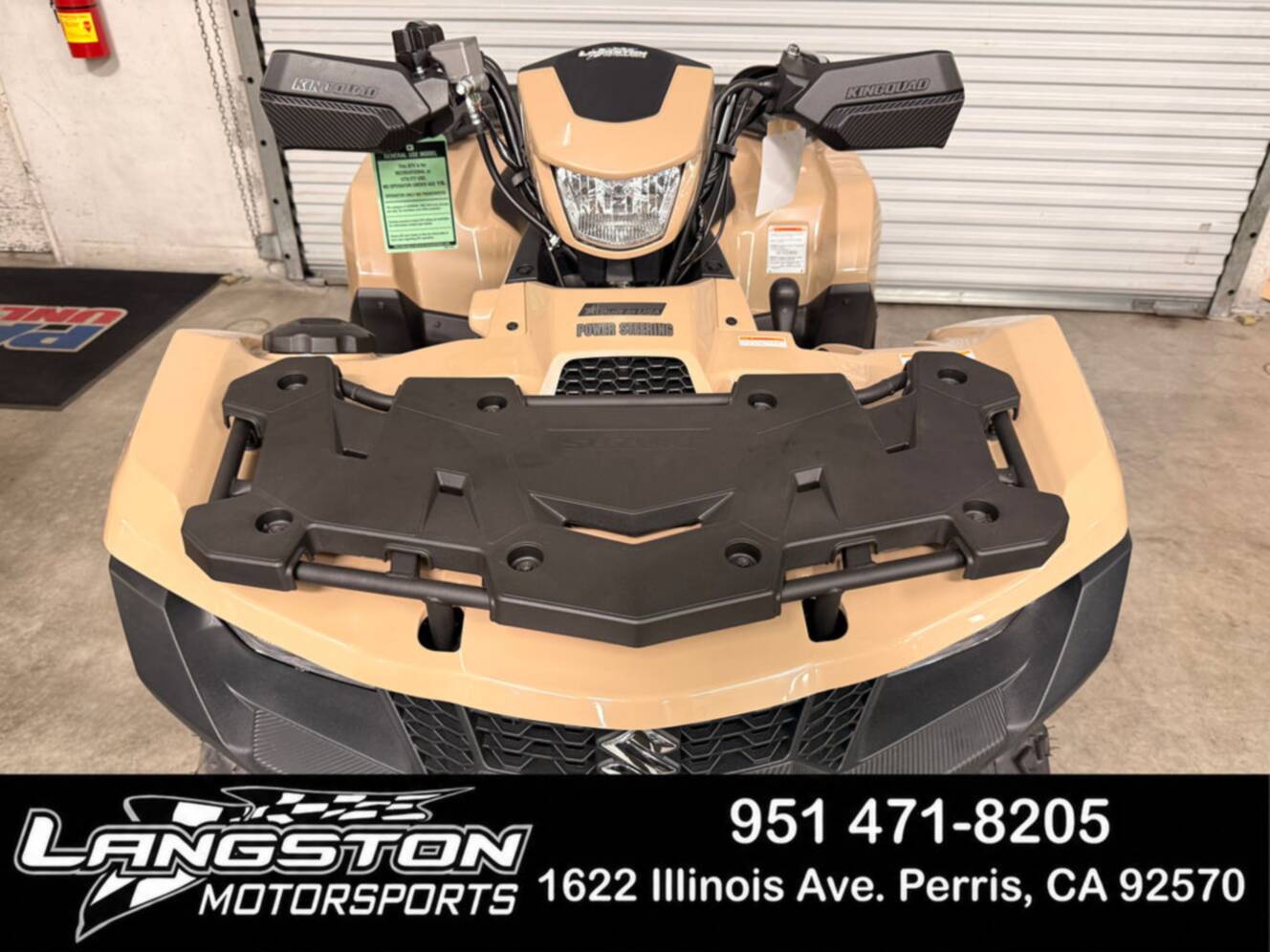 A photo of this 2026 Suzuki KingQuad 500AXi Power Steering