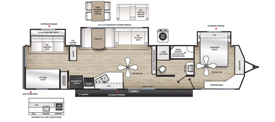 2027 Coachmen Catalina Destination 40BHTS in lakeview OH