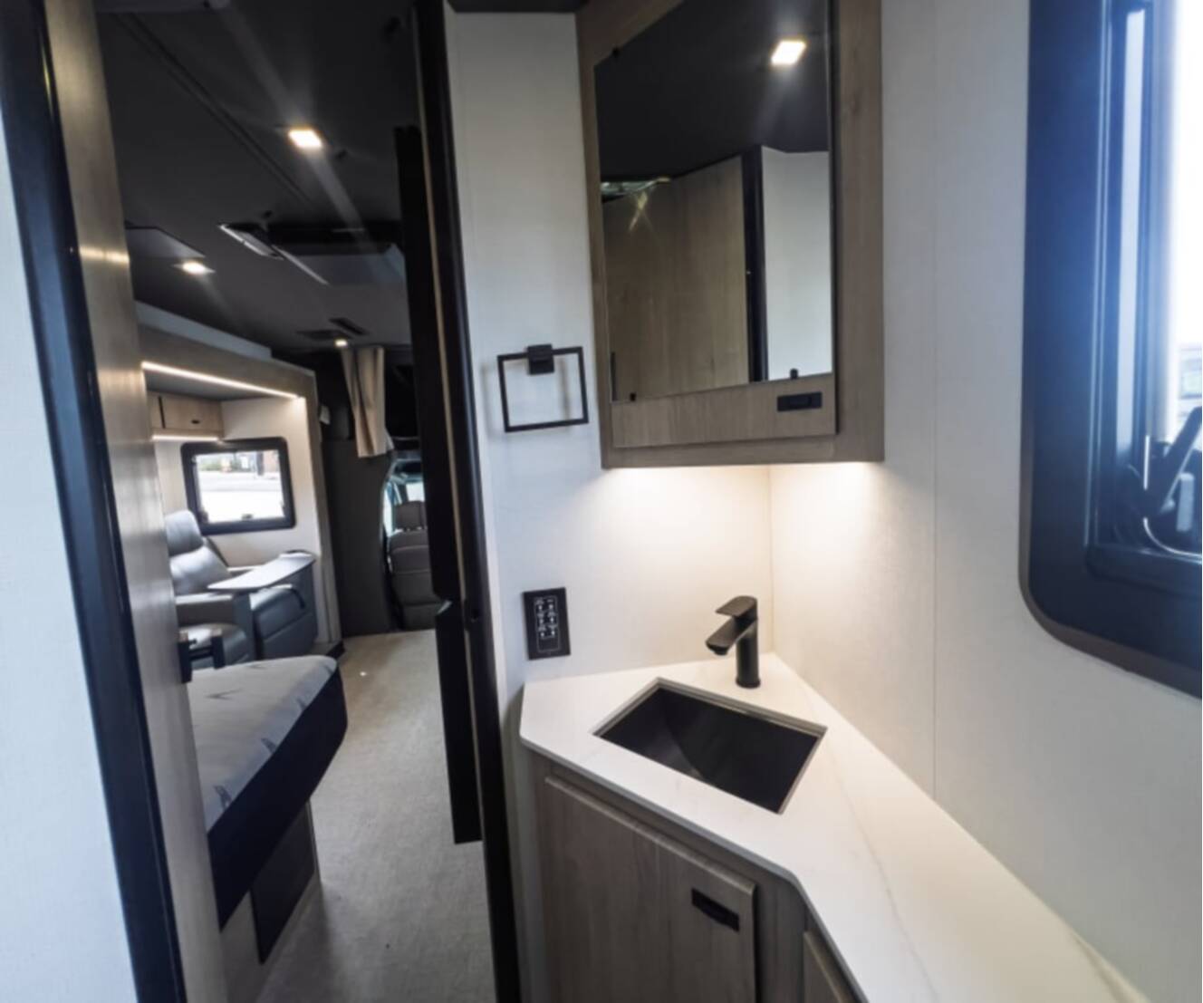 A photo of this 2026 Grand Design LINEAGE SERIES M 25FW-FBP