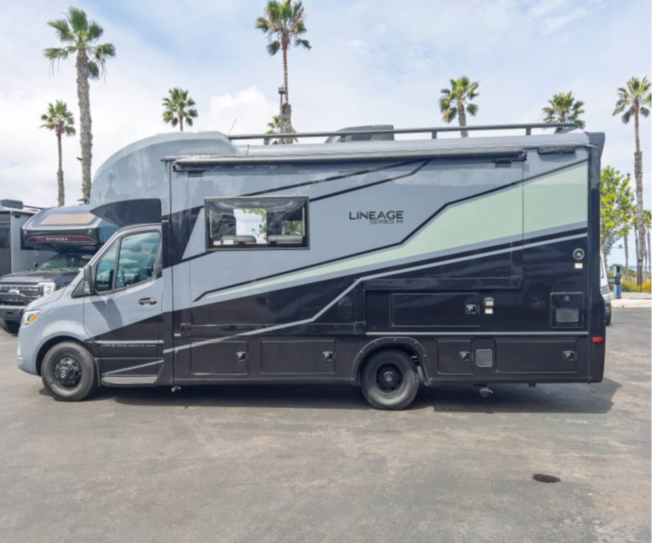 A photo of this 2026 Grand Design LINEAGE SERIES M 25FW-FBP