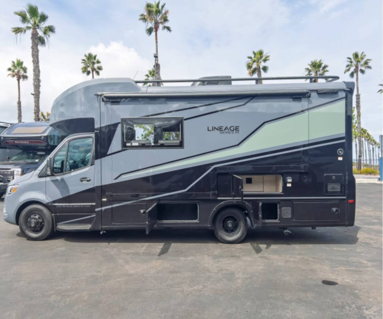 A photo of this 2026 Grand Design LINEAGE SERIES M 25FW-FBP