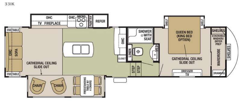 2016 Forest River Rv Cedar Creek Silverback 33IK in chubbuck ID