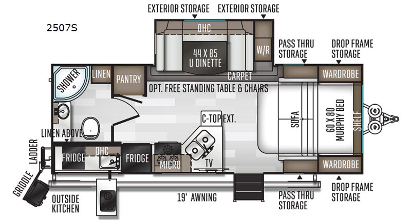 2020 Forest River Rv Rockwood 2507S in liberty lake WA