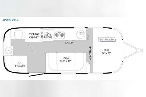 2012 Airstream Sport 22FB Sport in mount vernon WA