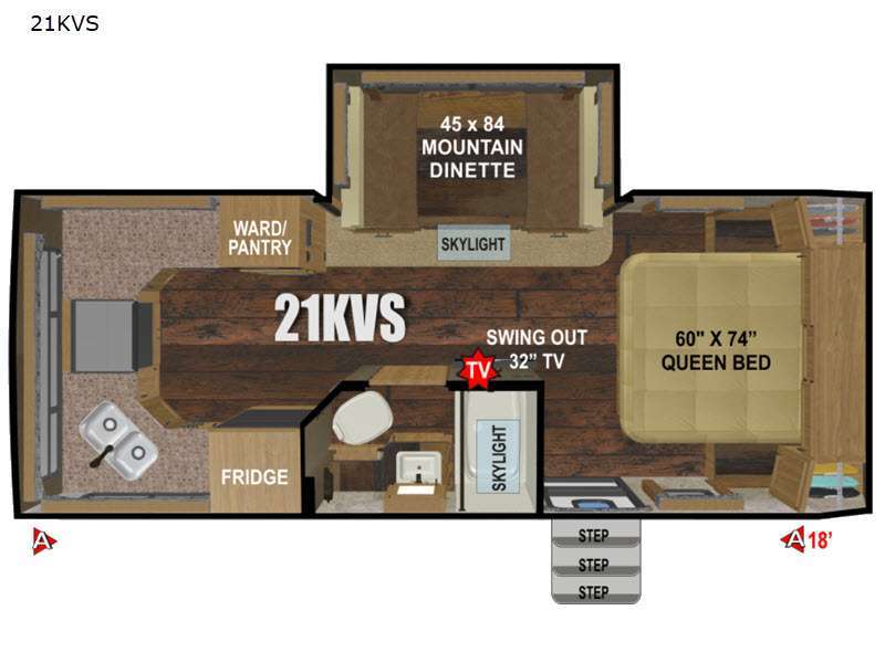 2022 Outdoors Rv Creek Side Mountain Series 21KVS in grants pass OR
