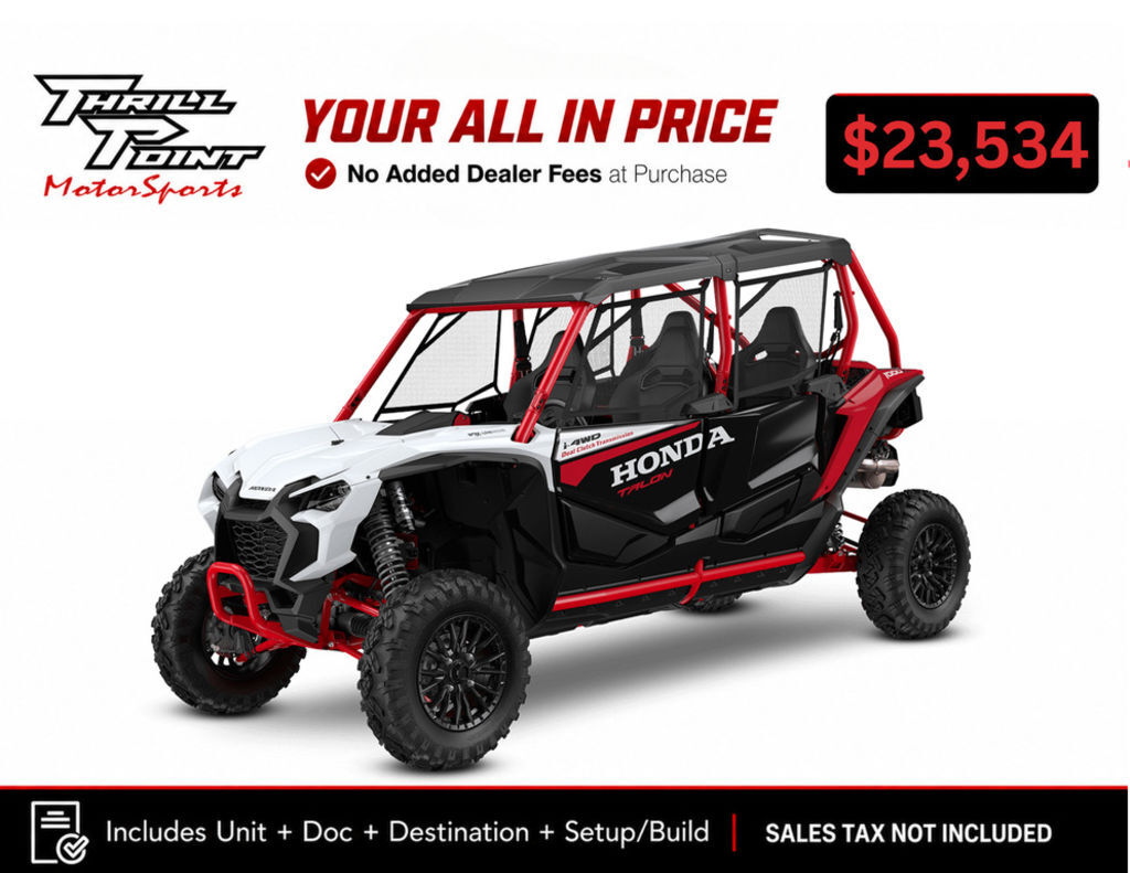 2025 Honda® Talon 1000X-4 FOX Live Valve in medina OH