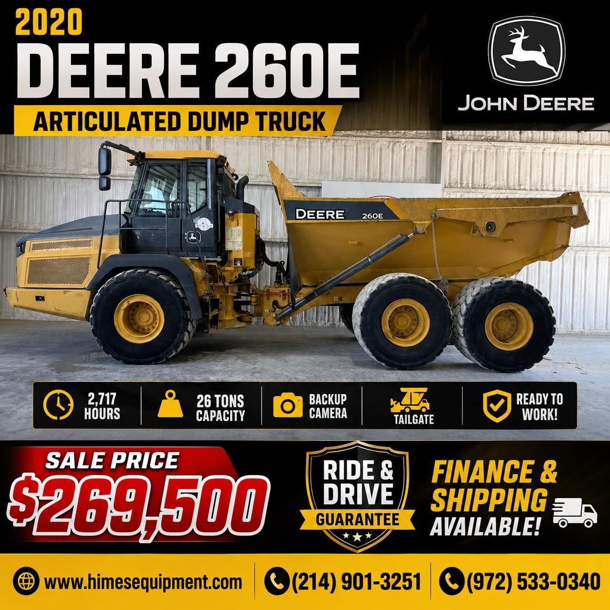 2020 DEERE 260E in Van Alstyne, TX