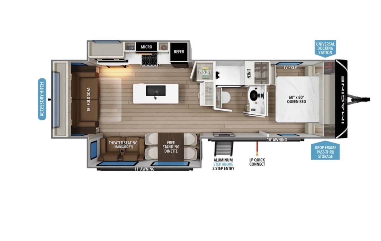 A photo of this 2022 Grand Design IMAGINE 2970RL