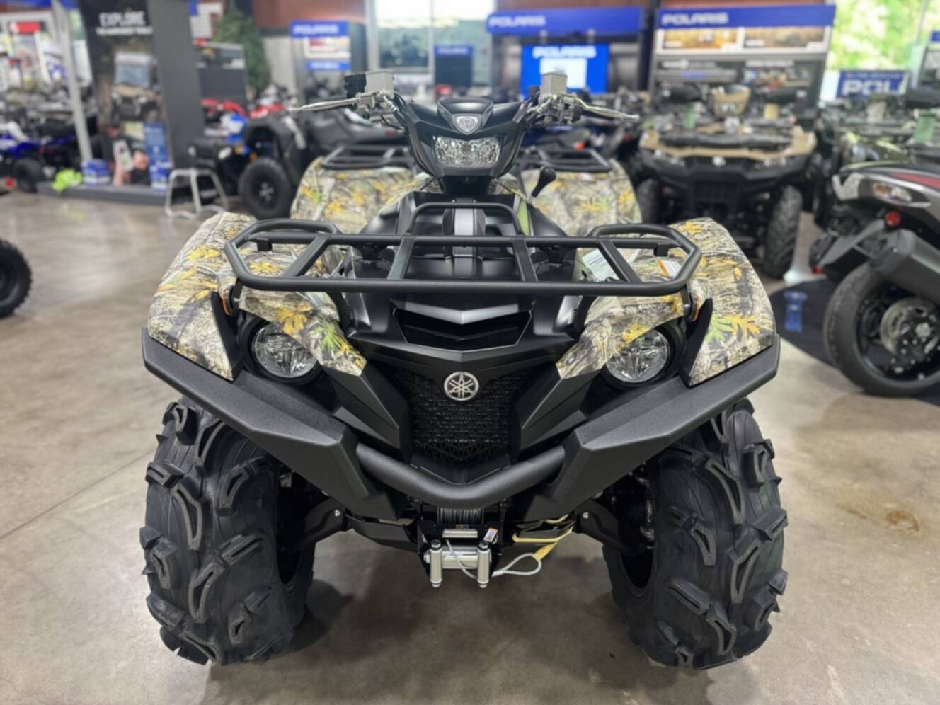 A photo of this 2026 Yamaha Grizzly EPS Camo