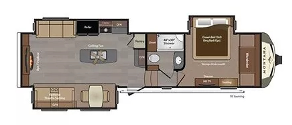 2016 Keystone MONTANA 3000RE in parrish FL