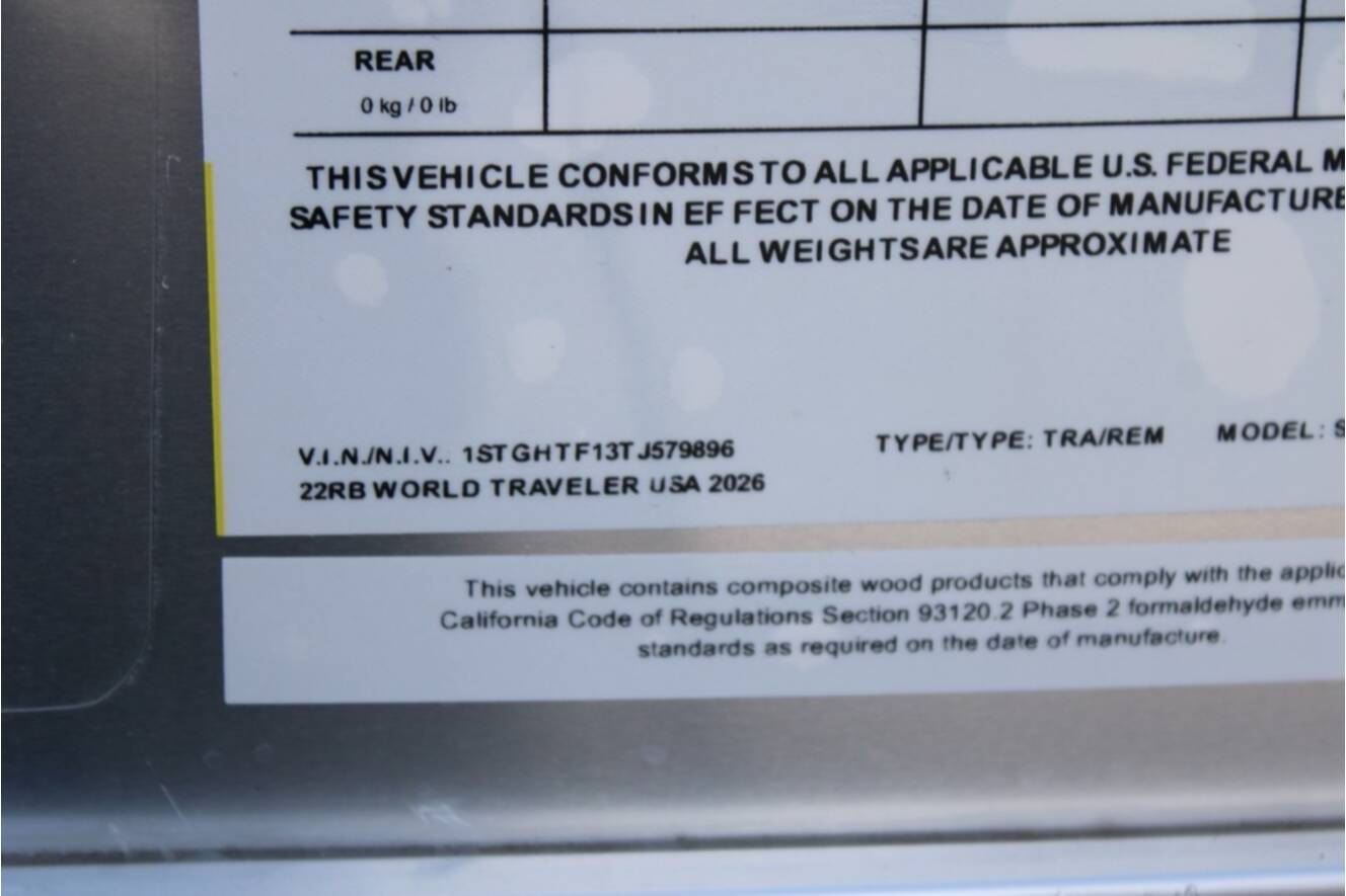 A photo of this 2026 Airstream World Traveler 22RB