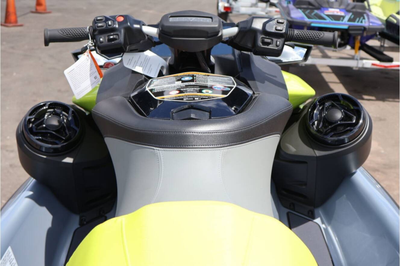 A photo of this 2026 Sea-Doo RXP-X PWC 325 AUD GY IBR 26